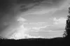 The Stuart Creek wildfire plume as seen from Scott Rupp’s yard on a midsummer day. Courtesy Scott Rupp