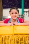 Junior contestant Kennedy Torres during the Cook Out special, as seen on Food Network’s Chopped Junior, season 6. Scott Gries
