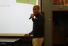 Richard Crisostomo presents to parents and educators about cyber bullying at Burchell High School. Jacob Mann/Frontiersman