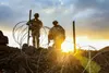 Engineers from 84th Engineer Battalion, 130th Engineer Brigade erected partially notional obstacles as defense against a possible counter attack by opposing forces during Joint Pacific Multin