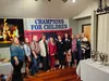 2024 Champions for Children award recipients pose for a photo at Everett's. Jacob Mann/Frontiersman