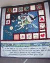 The Alaska AIDS Quilt was on display in Palmer during Colony
Christmas. NAOMI KLOUDA/Forntiersman