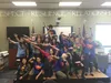 Burchell High students show their love for classmate Austin Edenfield, a 15-year-old who died after being struck by a car earlier this month in Meadow Lakes. Courtesy photo