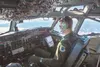 A pilot assigned to the 962nd Airborne Air Control Squadron flies an E-3 Sentry Airborne Warning and Control aircraft during a surveillance training mission above Alaska, Sept. 20,2017. Reser