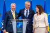 Press conference by NATO Secretary General Jens Stoltenberg, the Minister of Foreign Affairs of Finland, Pekka Haavisto, and the Minister of Foreign Affairs of Sweden, Ann Linde following the