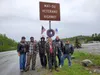 Motorcycle club members at the Mat-Su Veterans Highway. Jacob Mann/Frontiersman