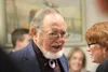 US Rep. Don Young (R-Alaska) greets members of the audience after a speech to a joint meeting of the Palmer and Wasilla chambers of commerce Wednesday afternoon. Young railed against federal 