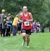Houston sophomore Allison VanPelt runs along the trail during the Colony Invitational Saturday, Aug. 13, 2016, at Colony High School. VanPelt was the top Valley runner at the meet, finishing 