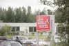 ROBERT DeBERRY/Frontiersman Wasilla Middle School is one of
eight schools in the Valley that needs roof repair. The district
also wants $1.2 million to replace the roof at the administration
