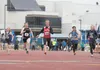 Wasilla senior Morgan Dampier runs to a first place finish in the 100 meter dash during Saturday's finals at the Region III Track and Field Championships at Palmer High School. Dampier made h