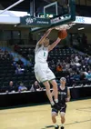 Colony sophomore Patrick McMahon dunks the ball during a win over Soldotna in the 4A boys third-place game Saturday, March 23, 2019. Courtesy of Bruce Eggleston/matsusports.net