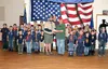 Wasilla American Legion Post 35 presented Cub Scout Pack 369 with a $1,000 check to help cover the troop’s loss after thieves made off with its cargo trailer containing fundraising material, 