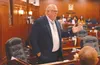 Rep. Kevin McCabe, R-Big Lake, who lead the opposition to the bill, unsuccessfully attempted to amend the bill with an exemption for airplane pilots who may work out of the state. File photo
