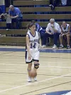 Palmer point guard Amy Chapman brings the ball down the court
for the Moose in Palmer's 50-28 win over Kodiak on Saturday.
Chapman and the Moose swept their Region III foes over the weekend.
