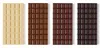 White, milk, bittersweet and dark chocolate.