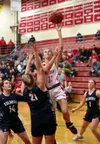 Wasilla's Savannah Kroon goes to the basket during a win over Soldotna. Bruce Eggleston/matsusports.net