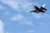 An F-16 Fighting Falcon flies over Eielson Air Force Base, Alaska during Red Flag-Alaska 21-2 at Eielson AFB, Alaska, June 17, 2021. RF-A reinforces the United States’ continued commitment to