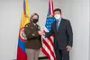 COLOMBIA (Nov. 17, 2021) -- U.S. Army Gen. Laura Richardson, commander of U.S. Southern Command, meets with Colombian Minister of Defense Diego Molano to discuss the U.S.-Colombia security pa