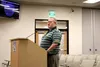 James Amundsen speaks during a Mat-Su Borough Assembly meeting. Photos by Tim Rockey/Frontiersman