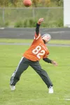 Wasilla’s Kolten Ketchum makes his throw during the local
qualifier of the NFL Pepsi Punt, Pass and Kick competition at
Wasilla High School’s Veterans Memorial Field on Sunday. Ketchum
finish