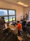 Mat-Su Career and Technical High School assemble new 3D printers. Courtesy photo
