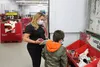 Alaska State Troopers, Chaplains, police officers, firefighters, Emergency Medical Service, dispatchers and other first responders helped 27 disadvantaged Valley children pick out gifs for th