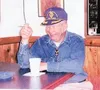 Myron "Ace" Ebling, shortly before his death last year. The
Talkeetna VFW Post will officially bear Ebling's name after a June
14 ceremony at the post. Ebling was known for his involvement in