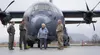 Palmer Mayor Edna DeVries presented the 176th Wing of the Alaska Air National Guard with a key to the city on May 7. Courtesy Dana Russo U.S. Air Force