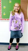 Congratulations to Pioneer Peak Elementary School fourth-grader
Ashleigh Olson, this week's Mat-Su Borough School District Student
of the Week.