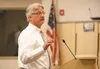 State Department of Natural Resources Deputy Commissioner Ed Fogels talks about House Bill 77 to members of the Mat-Su Borough Assembly and the borough’s Fish and Wildlife Commission Thursday