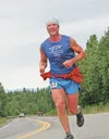 Smilin’ Dave Johnston was the overall winner of the 2012 Hatcher Pass Marathon. Photo by Clark Fair