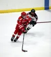 Mason Holler controls the puck during a 6-2 win over Houston. Bruce Eggleston/matsusports.net