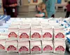 Matanuska Creamery milk cartons sit ready for students at Machetanz Elementary School in this 2010 file photo. Robert DeBerry/Frontiersman.com