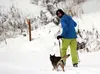 Phil Straub and his dog, Brownie, hit the trails at the Government Peak Recreation Area on Monday, Nov. 9, 2015. Matt Tunseth/Frontiersman.com