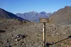 The summit of the Crow Pass Trail in the Chugach National Forest is seen on Sept. 13, 2020. The existing 26-mile trail, which runs from Girdwood to Eagle River, would be incorporated into a 5