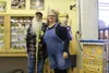 Farm Exhibit entrants Tom and Brenda Cruickshank stand together at the Alaska State Fair Wednesday, Aug. 24. Jacob Mann/Frontiersman