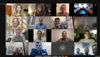 U.S. Air Force active duty and civilian Airmen pose for a photo alongside Sri Lanka Air Force Airmen during the first virtual and fourth annual Airmen-to-Airmen Talk, or A2AT, hosted from Joi