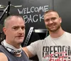 Master Sgt. Daniel Bedford, Air Force Recruiting Service National Events program manager and Senior Master Sgt. Michael Lear, AFRS Strategic Marketing Division superintendent, are Total Force