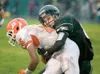 ROBERT DeBERRY/Frontiersman Colony defensive back Ross Oleck
tackles West Anchorage receiver Dahmir Bell during West’s 7-6 win
over Colony.