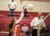 Ashlyn Dorn hammers the ball during Wasilla’s game Saturday against the Soldotna Stars at Wasilla High School. ROBERT DeBERRY/Frontiersman.com