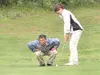 With her father, Roger, helping read the green, Rynae Baca lines
up a putt during an event last year at Settlers Bay Golf Course.
Baca, 13, has qualified to play in the USGA Women’s Amateur
C