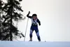 Grace Miller crests the final hill in the 5-kilometer freestyle race at Government Peak Recreation Area in December. Miller is a former Palmer High skier who competed at the 2018 Paralympics 