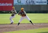 Mat-Su infielder Ricky Martinez makes the throw to first during an 11-5 win over the Peninsula Oilers Friday. Jeremiah Bartz/Frontiersman