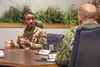Senior Airman Jaden Williams, 841st Missile Security Forces Squadron member, shares his experiences with racial inequality during a diversity discussion with Vice Chief of Staff of the Air Fo