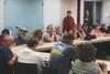 A group of 100 or so Valley residents, most of them veterans, gathered Wednesday evening to share with Sen. Lisa Murkowski their thoughts and frustrations with the federal Department of Veter