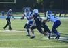 Ben Simmerman rushes through the defense during Palmer's away football game against Soldotna High School at Justin Maile Field on Friday, Sept. 10, 2021. Camille Botello/Peninsula Clarion