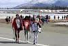 Students from Orion Elementary School participate in a trail cleanup while celebrating Earth Day at Camp Denali on Joint Base Elmendorf-Richardson, Alaska, April 22, 2024. The Alaska National