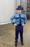 Rachael Huffman at the Alaska State Trooper Academy’s graduation ceremony. Courtesy photo.