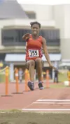 Dajanae Harris won the Northern Lights Conference long jump
title in 2010 and returns to a talented and deep Wasilla girls team
this spring. ROBERT DeBERRY/ Frontiersman file photo