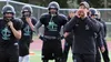 Colony head coach Rhett Magner calls to his players during a scrimmage at Eagle River High School Saturday, Aug. 6, 2016. Matt Hickman/Frontiersman